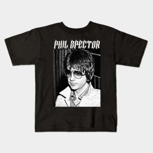 Phil Spector † Vintage Look Vintage Aesthetic Design Kids T-Shirt